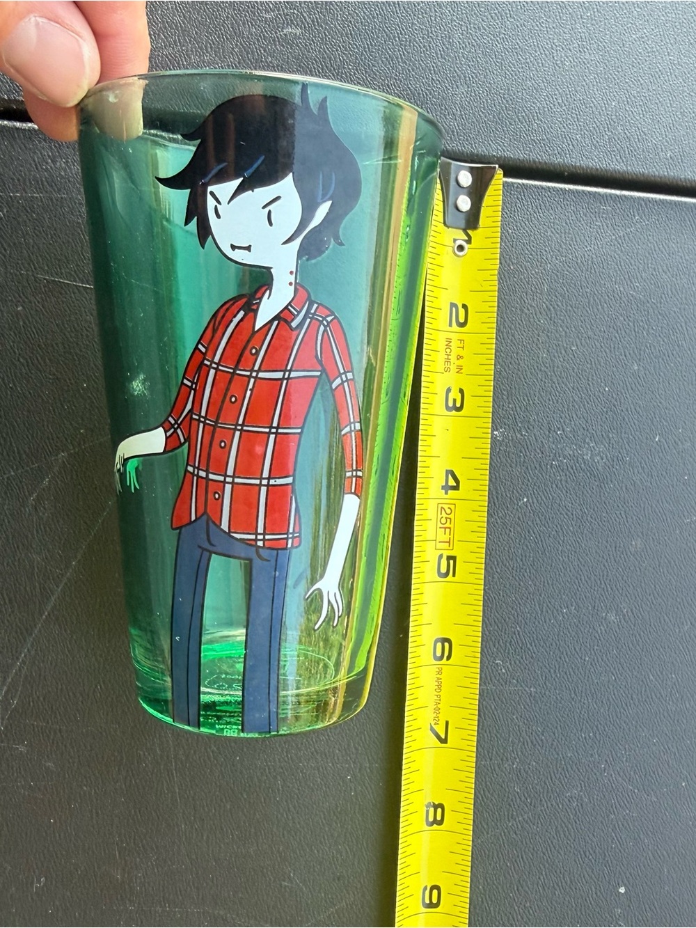 Adventure Time Finn the Human pint glass